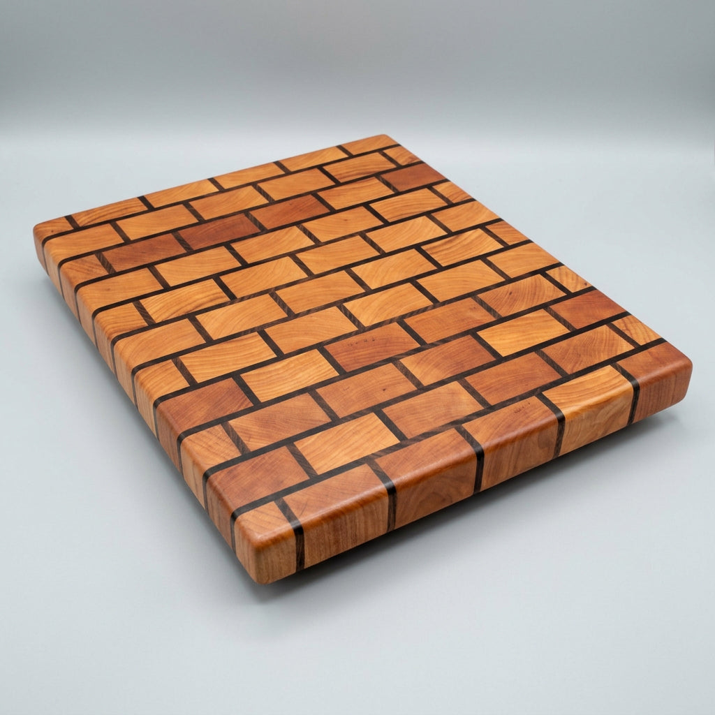 Custom Cherry Brick Cutting boards for Carson