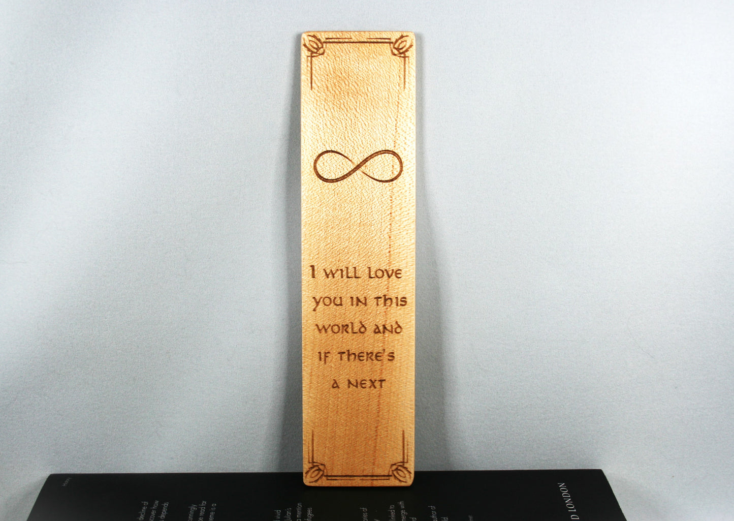 Romantic Wooden Bookmark
