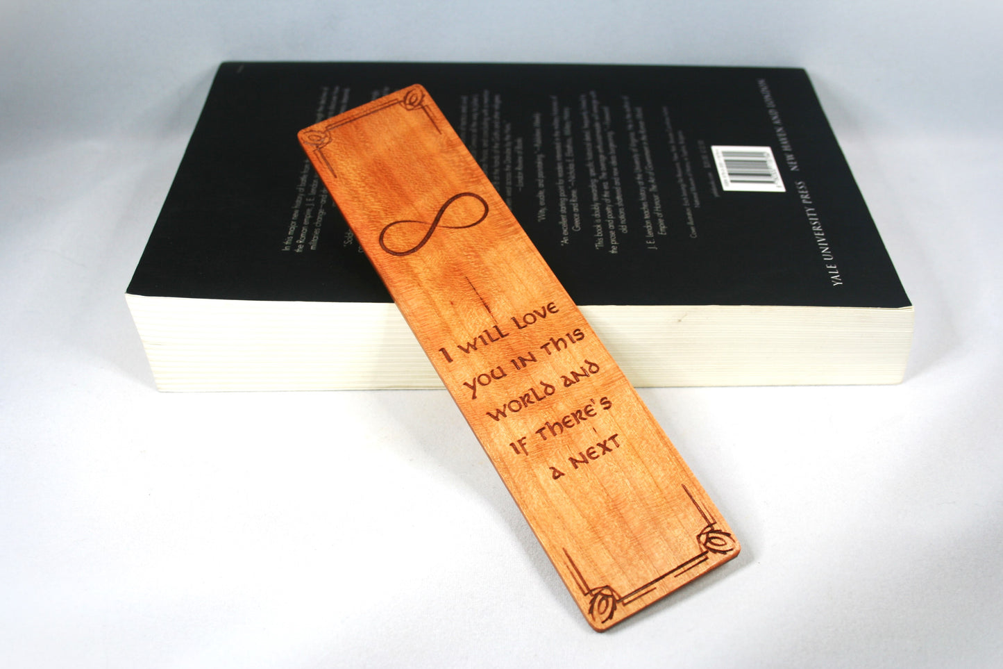 Romantic Wooden Bookmark