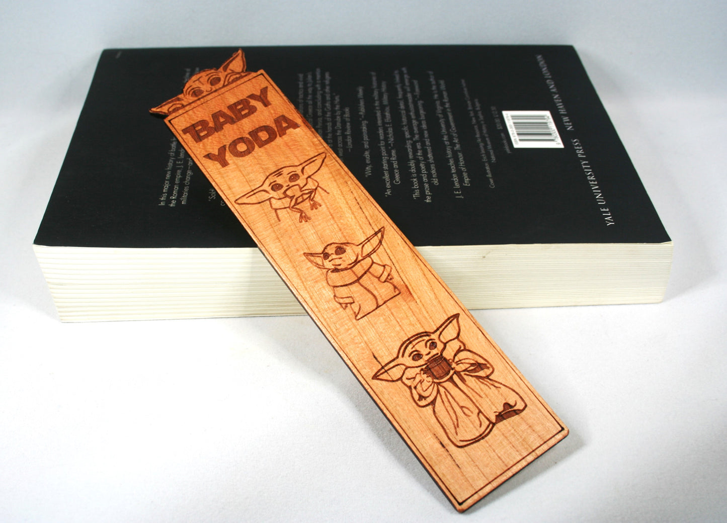 Baby Yoda Wooden Bookmark