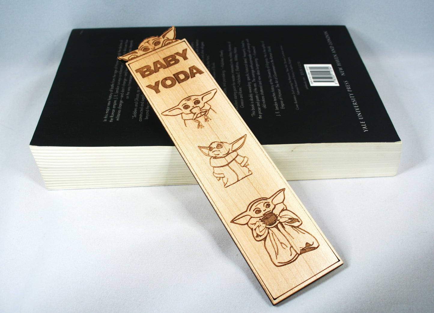 Baby Yoda Wooden Bookmark