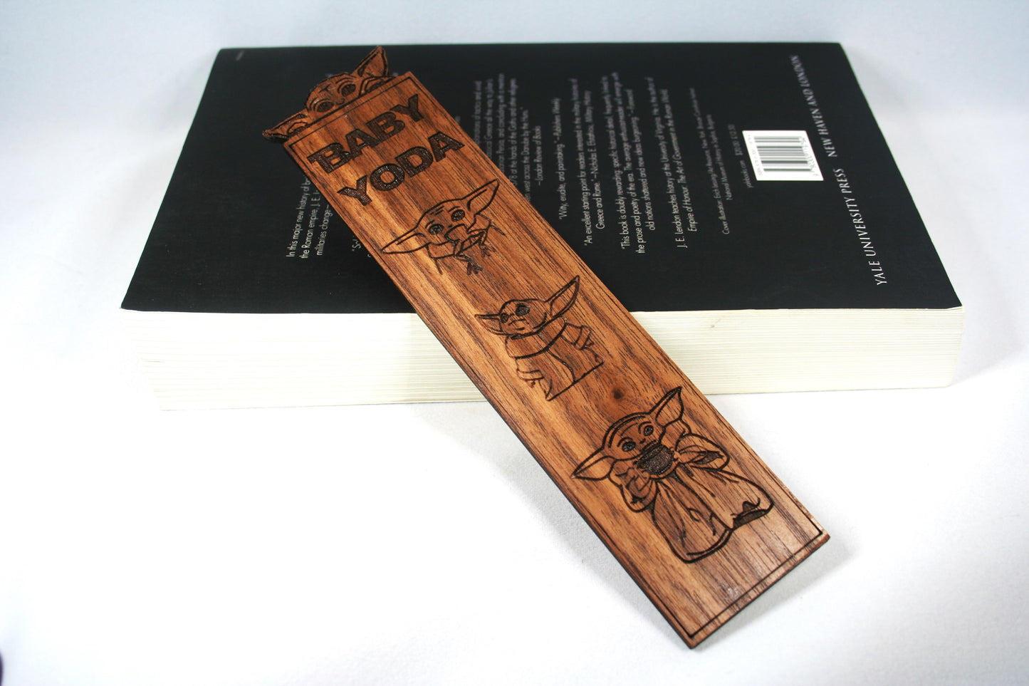 Baby Yoda Wooden Bookmark