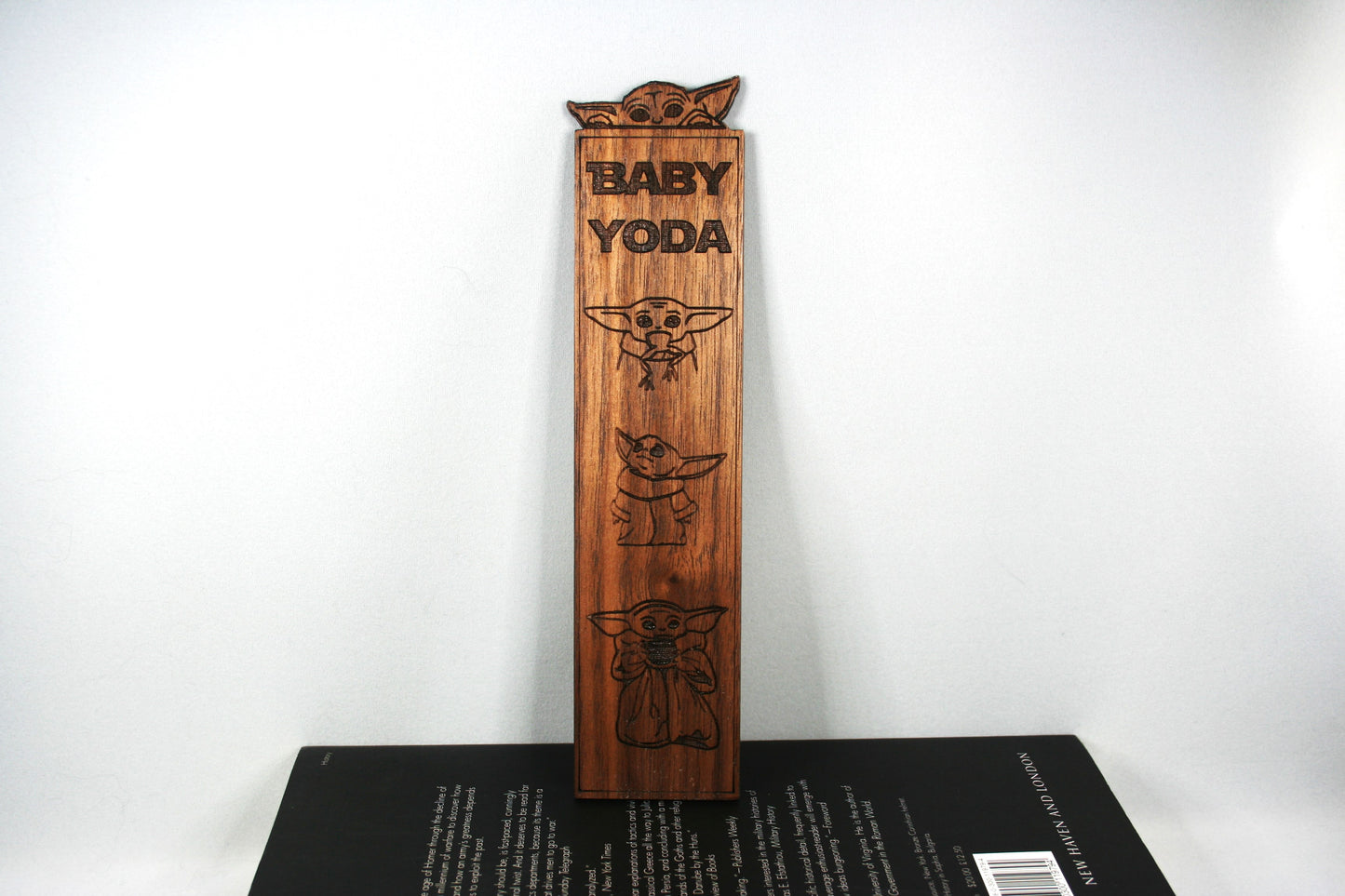 Baby Yoda Wooden Bookmark