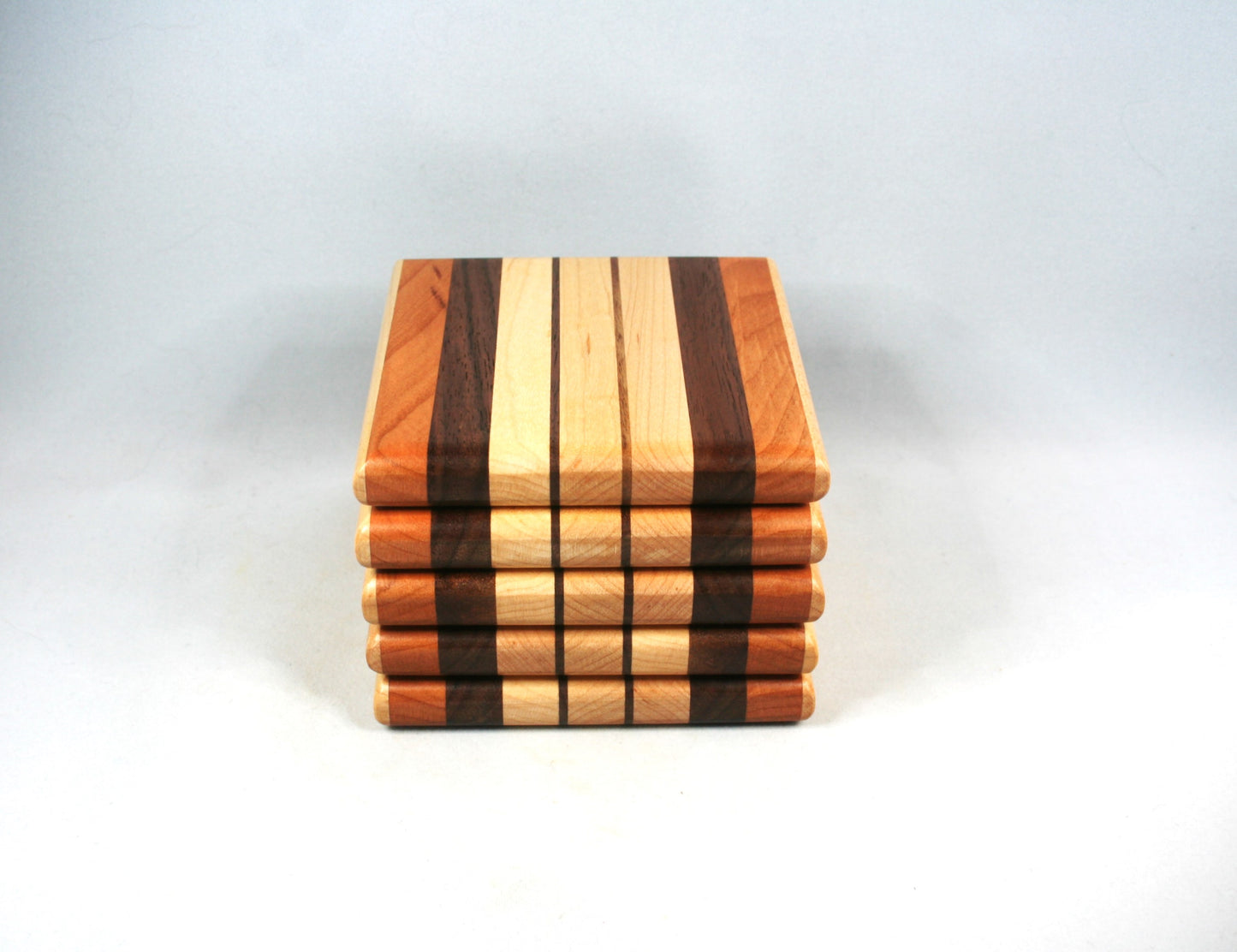 Multi Wood Coaster Set of 5