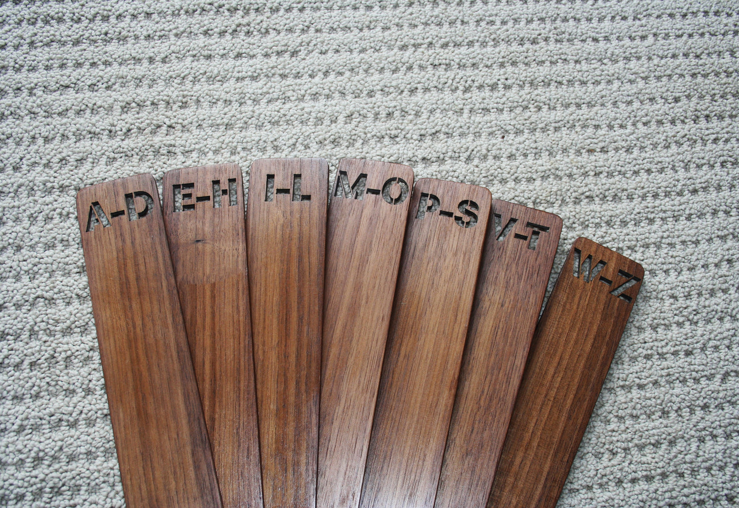 Customizable Hardwood Vinyl Album Organizers