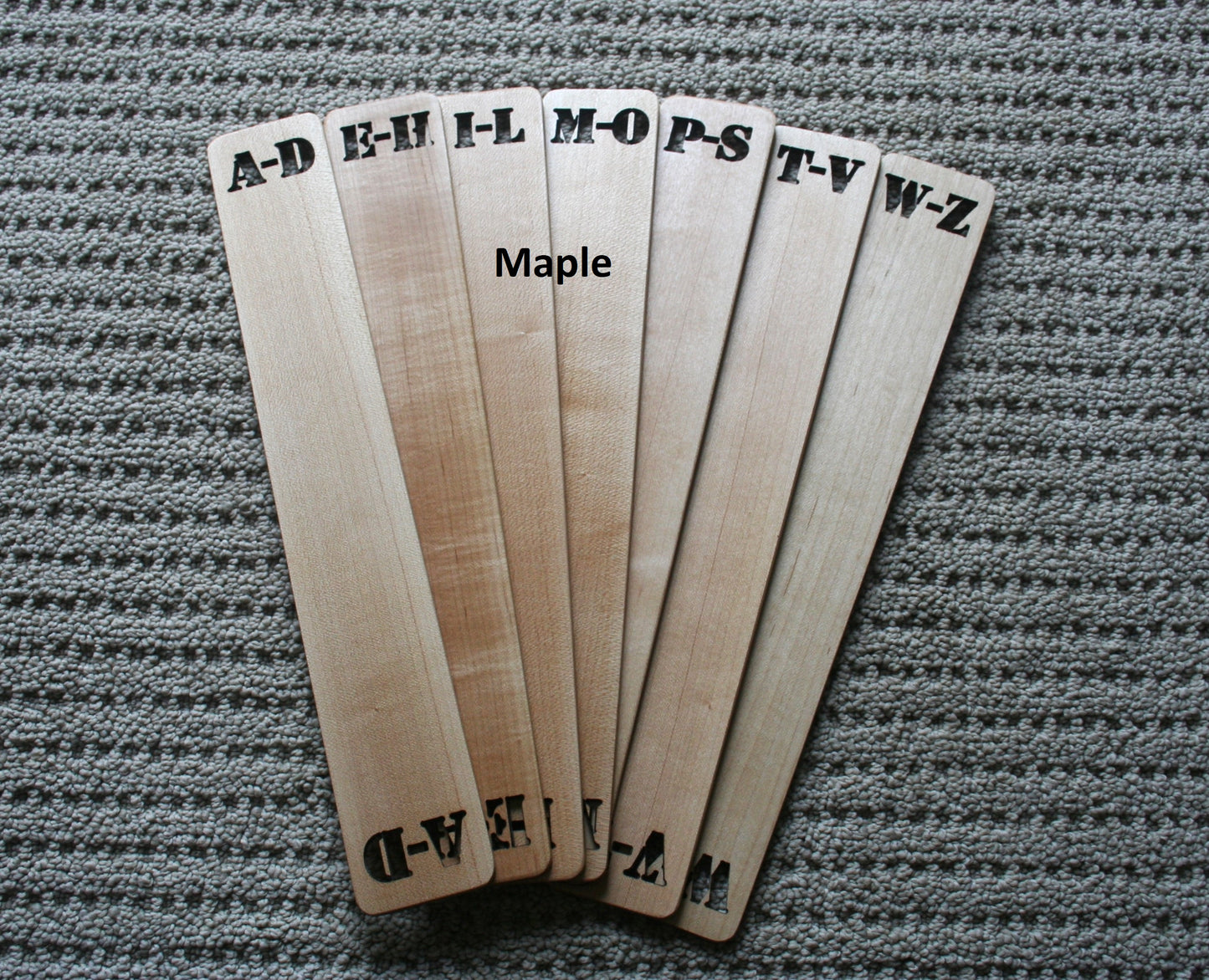 Customizable Hardwood Vinyl Album Organizers