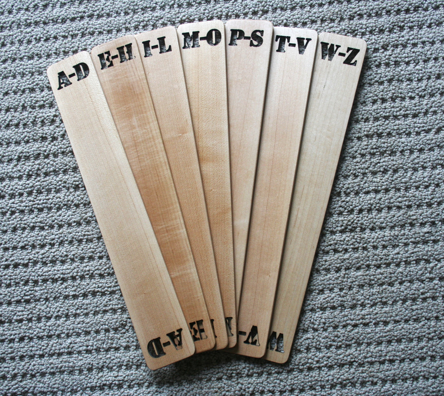 Customizable Hardwood Vinyl Album Organizers