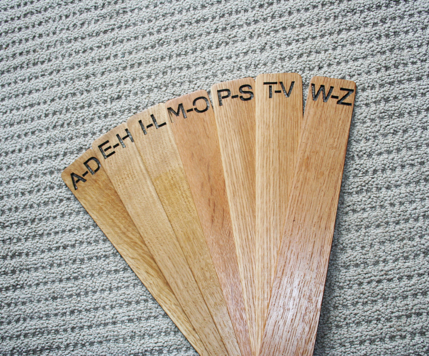 Customizable Hardwood Vinyl Album Organizers