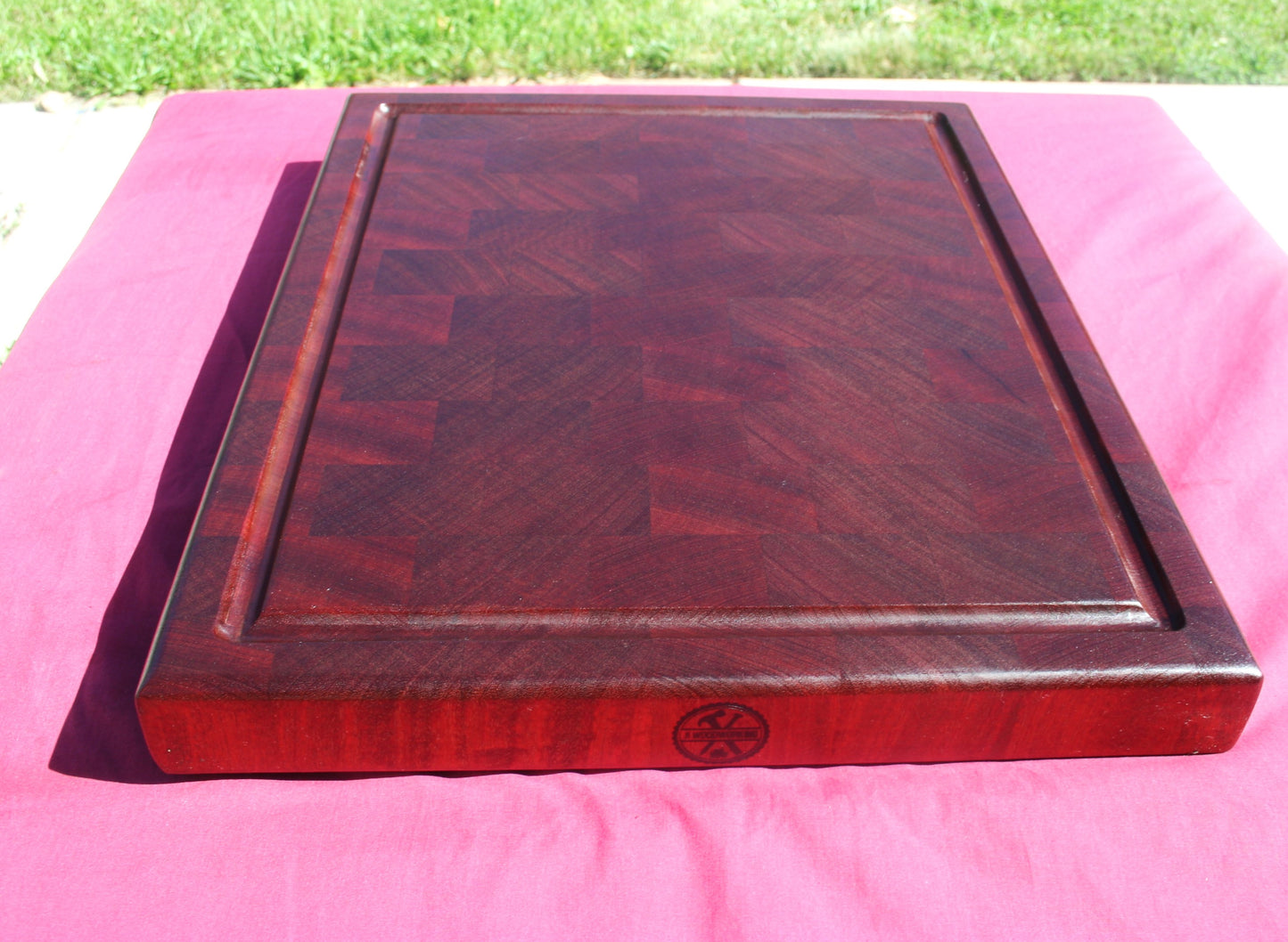 Sapele End Grain Cutting Board