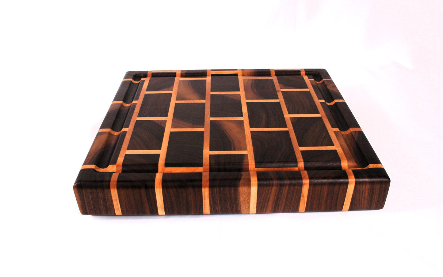 Walnut and Maple Endgrain Brick Brick Cuttinboard - Ready to ship