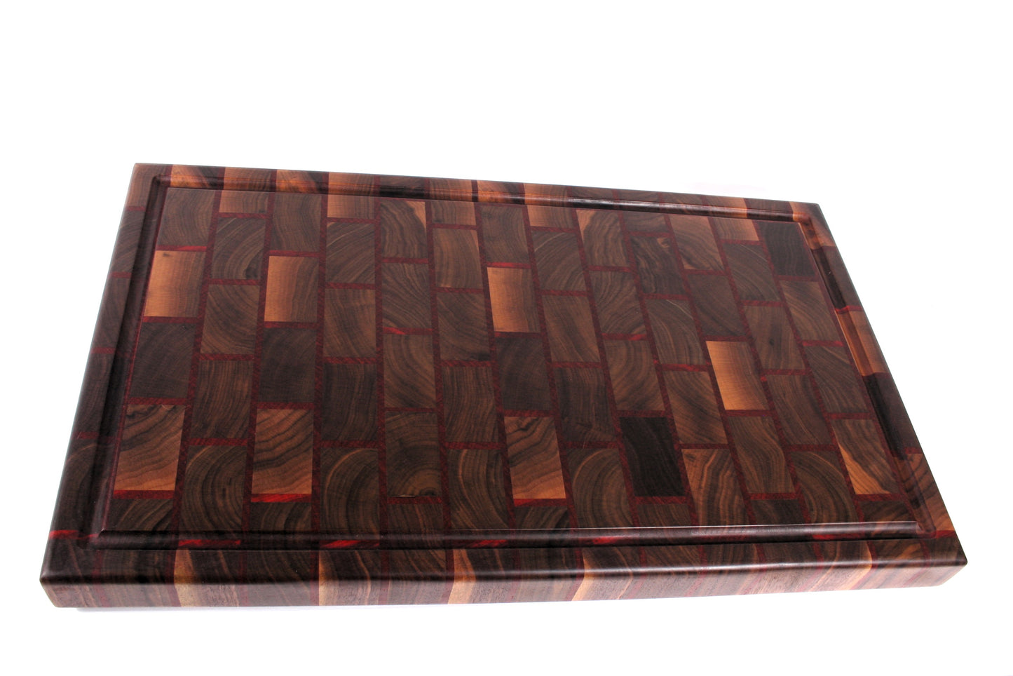 Walnut and Paduk endgrain Cutting board- Ready to ship