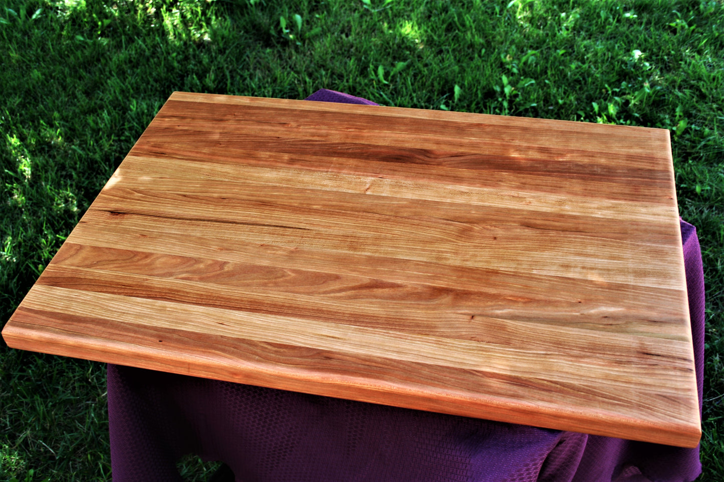 Cherry Edge Grain Cutting Board