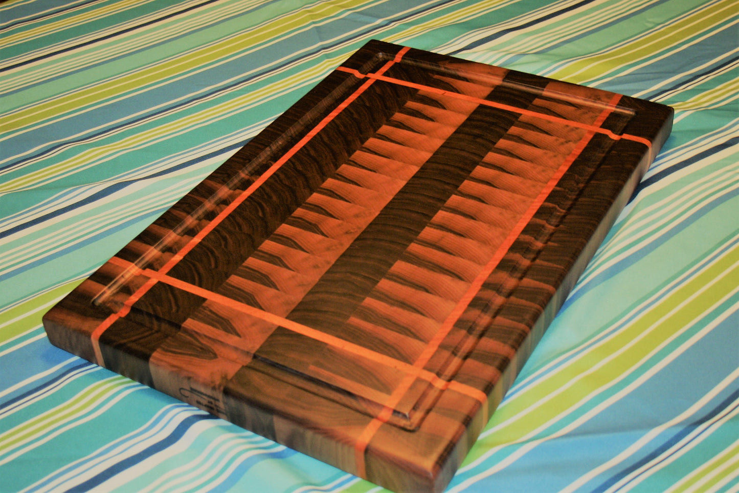Walnut and Cherry End Grain Cutting Board