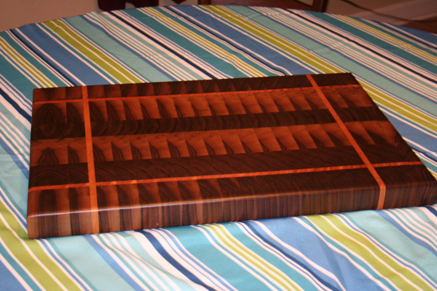 Walnut and Cherry End Grain Cutting Board