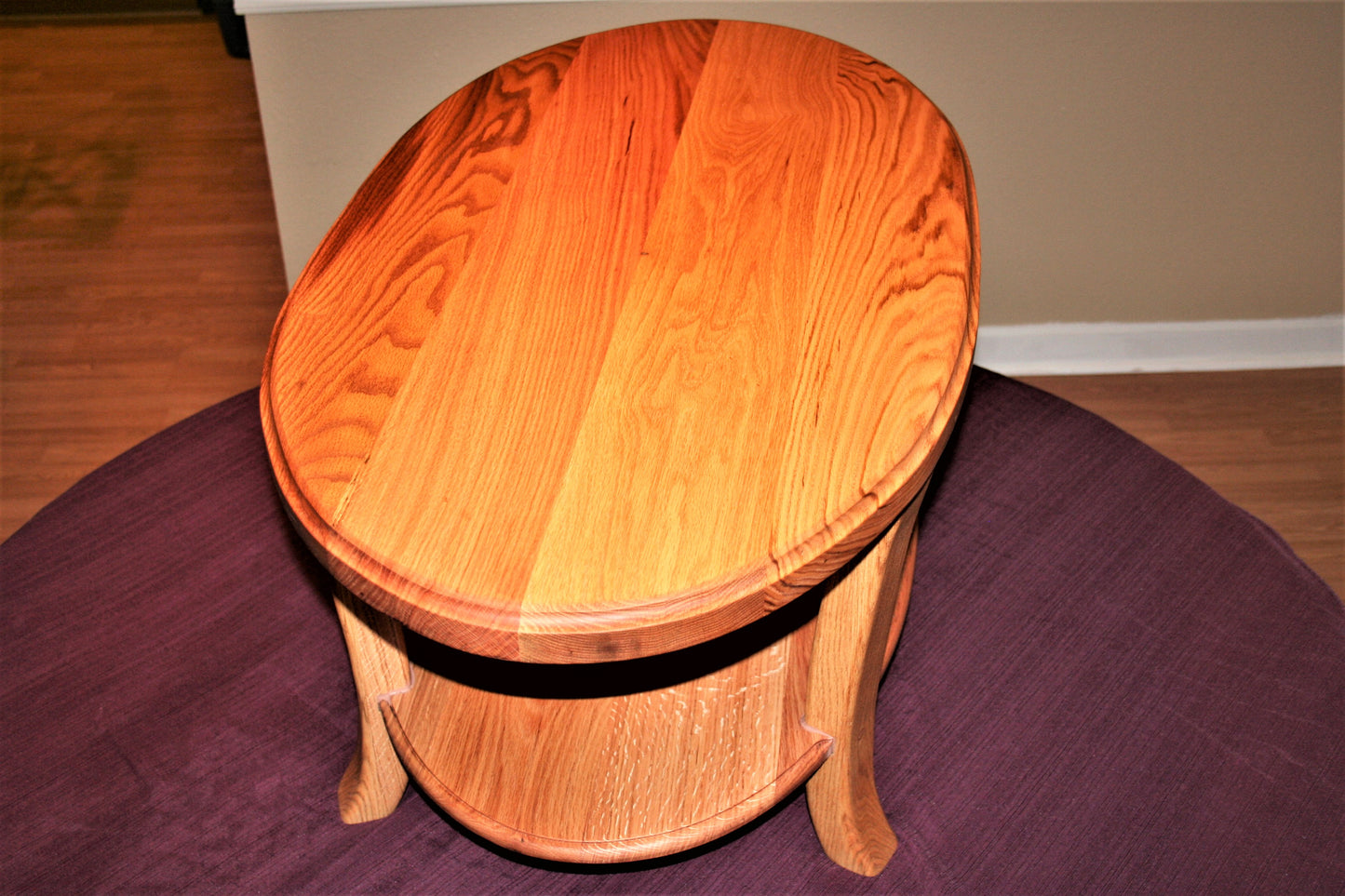 Oak Oval Coffee Table