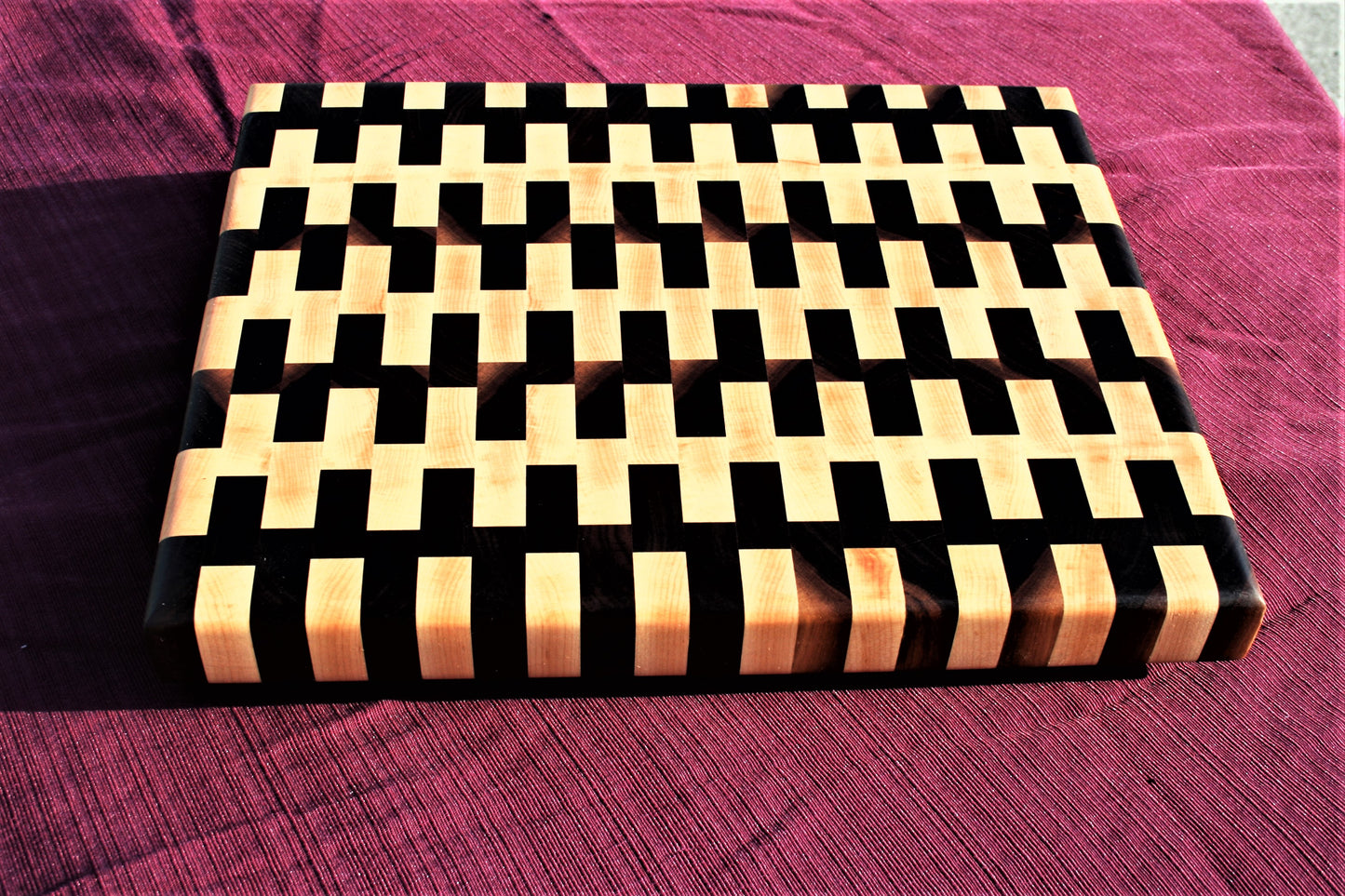 Walnut and Maple End Grain Cutting Board