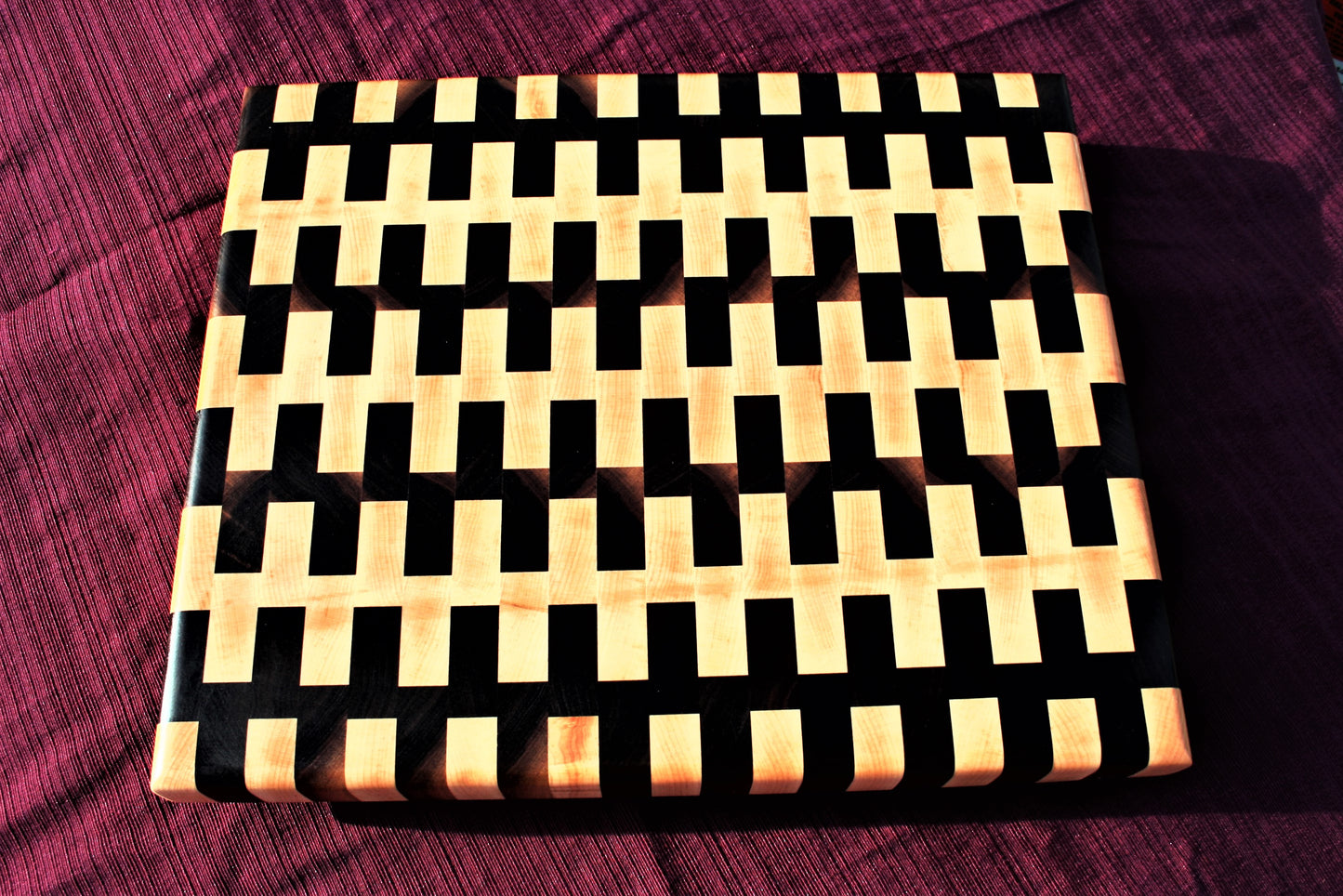 Walnut and Maple End Grain Cutting Board