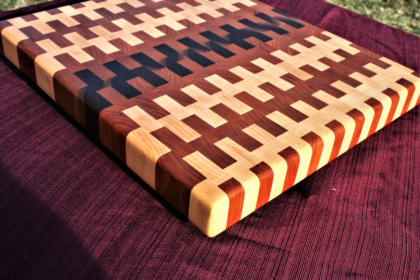Maple/Cherry/Walnut End Grain Cutting board