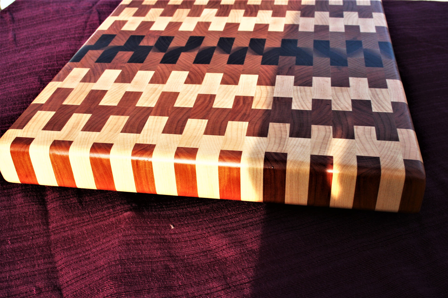 Maple/Cherry/Walnut End Grain Cutting board