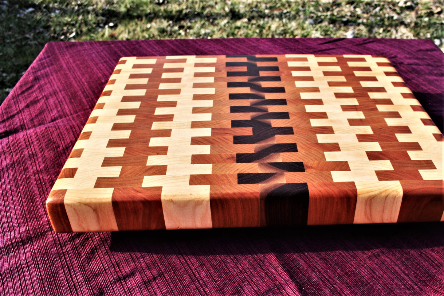 Maple/Cherry/Walnut End Grain Cutting board