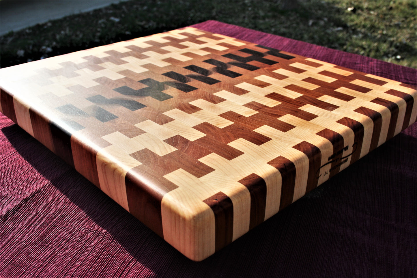 Maple/Cherry/Walnut End Grain Cutting board