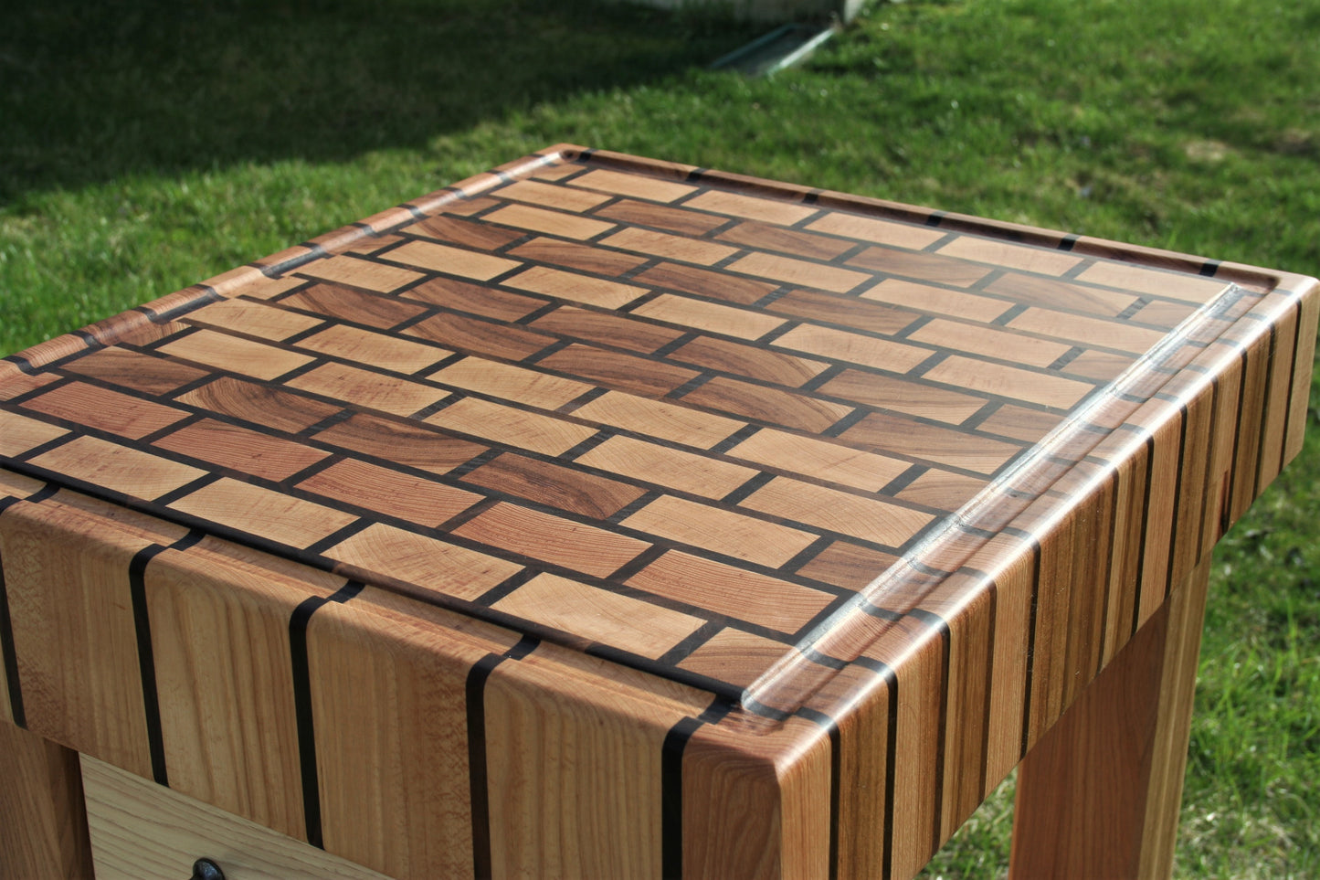 Hickory Butcher Block Table