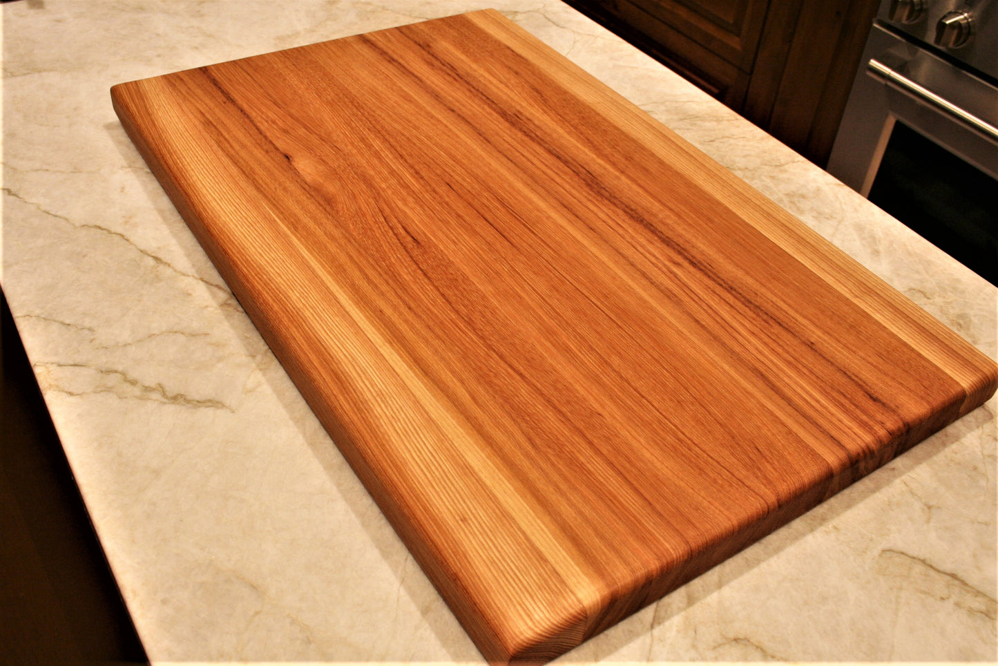 Hickory Edge Grain Cutting board