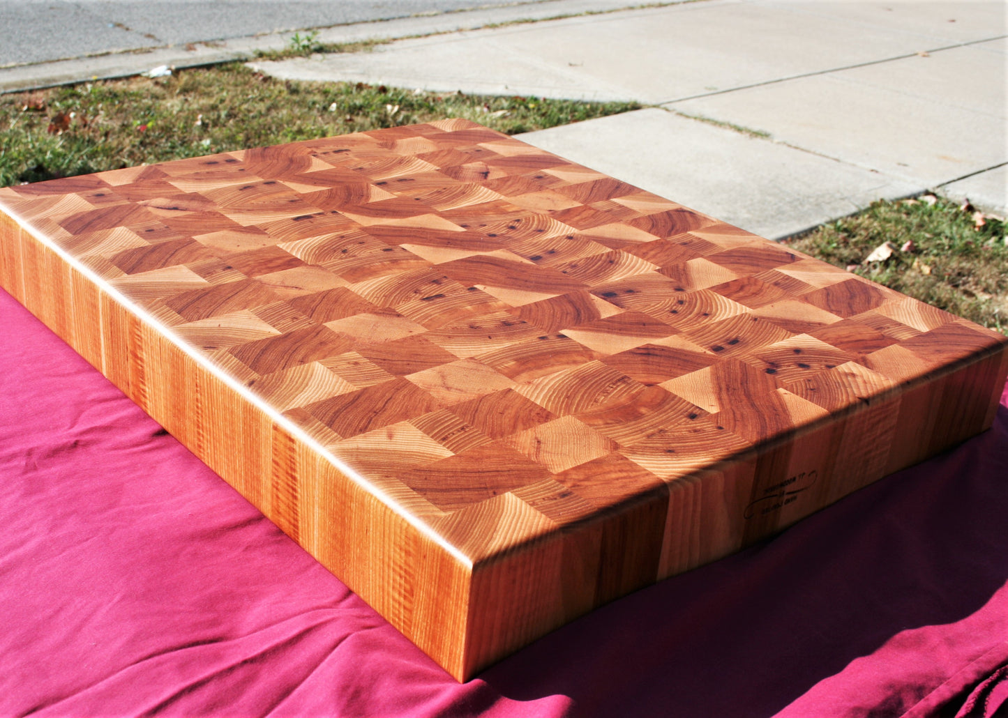 Hickory Endgrain Cutting board
