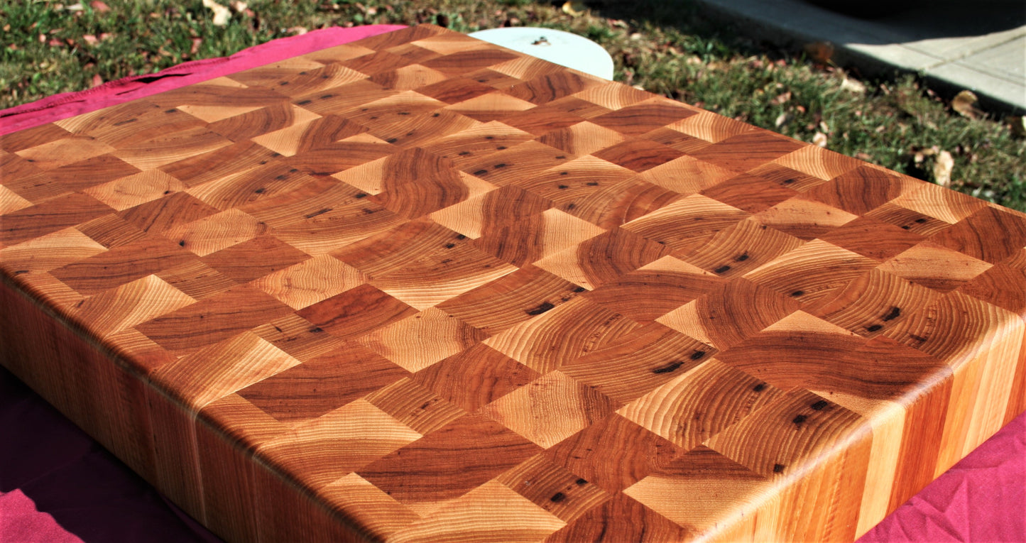 Hickory Endgrain Cutting board