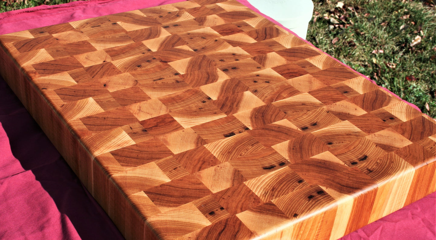Hickory Endgrain Cutting board