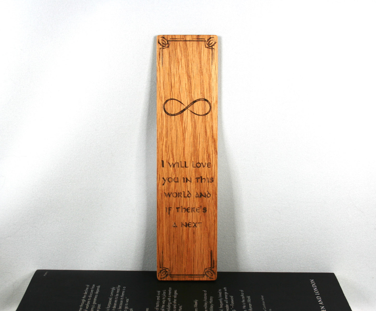 Romantic Wooden Bookmark