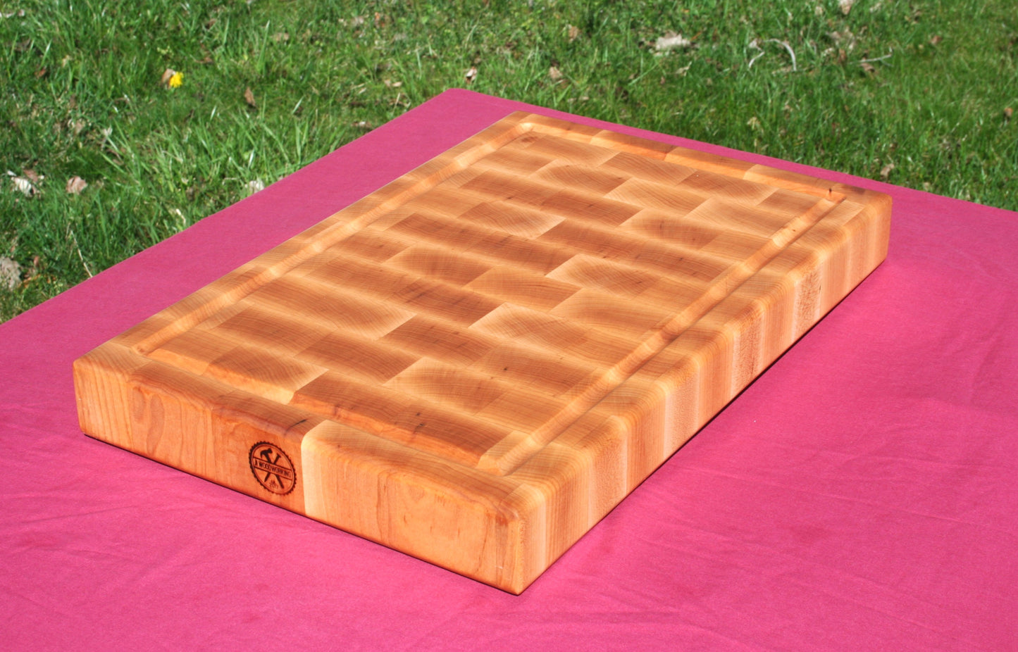 Maple Endgrain Cutting Board-Ready to Ship