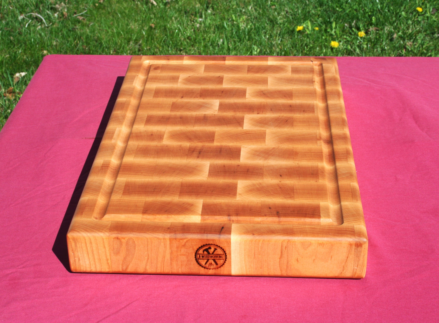 Maple Endgrain Cutting Board-Ready to Ship