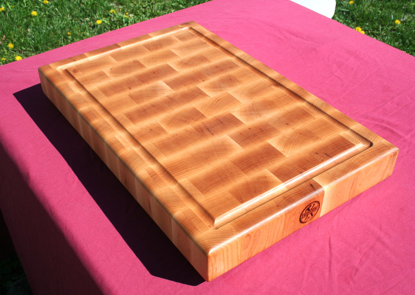 Maple Endgrain Cutting Board-Ready to Ship