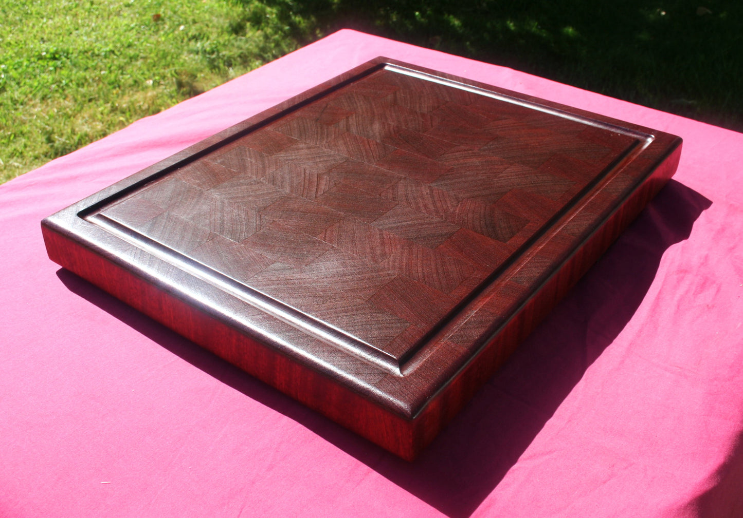 Sapele End Grain Cutting Board