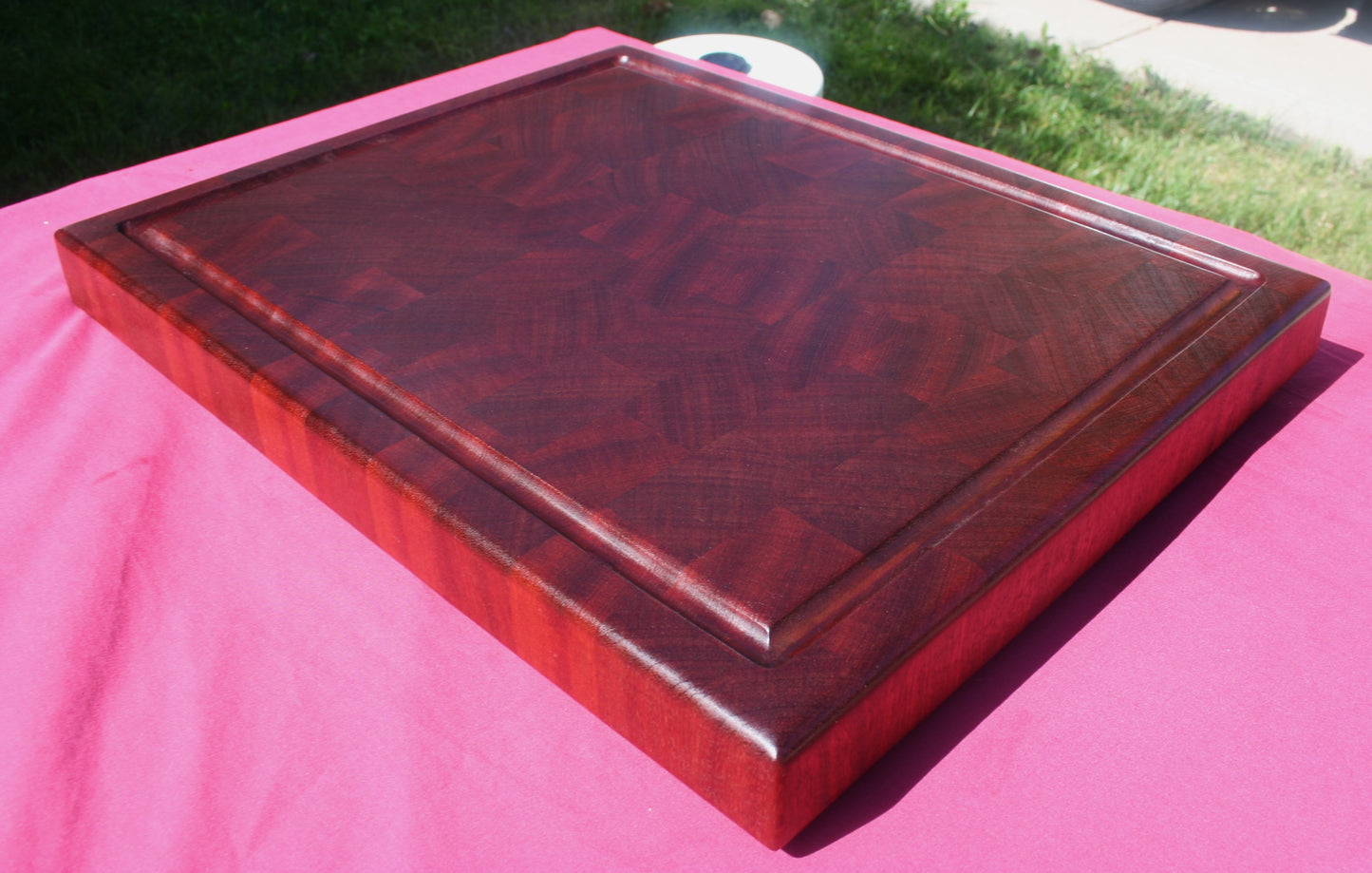 Sapele End Grain Cutting Board