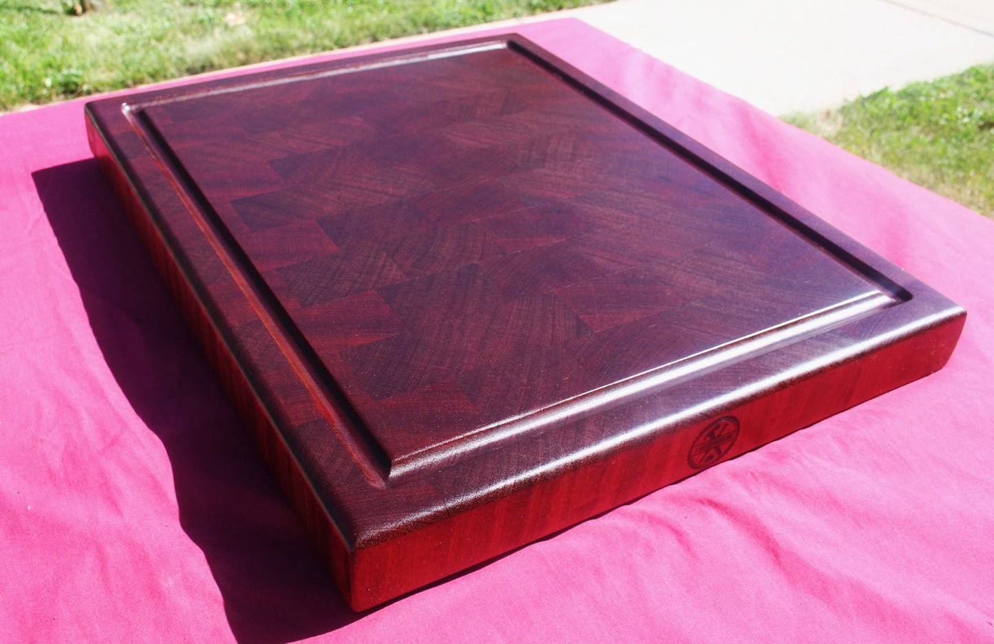 Sapele End Grain Cutting Board