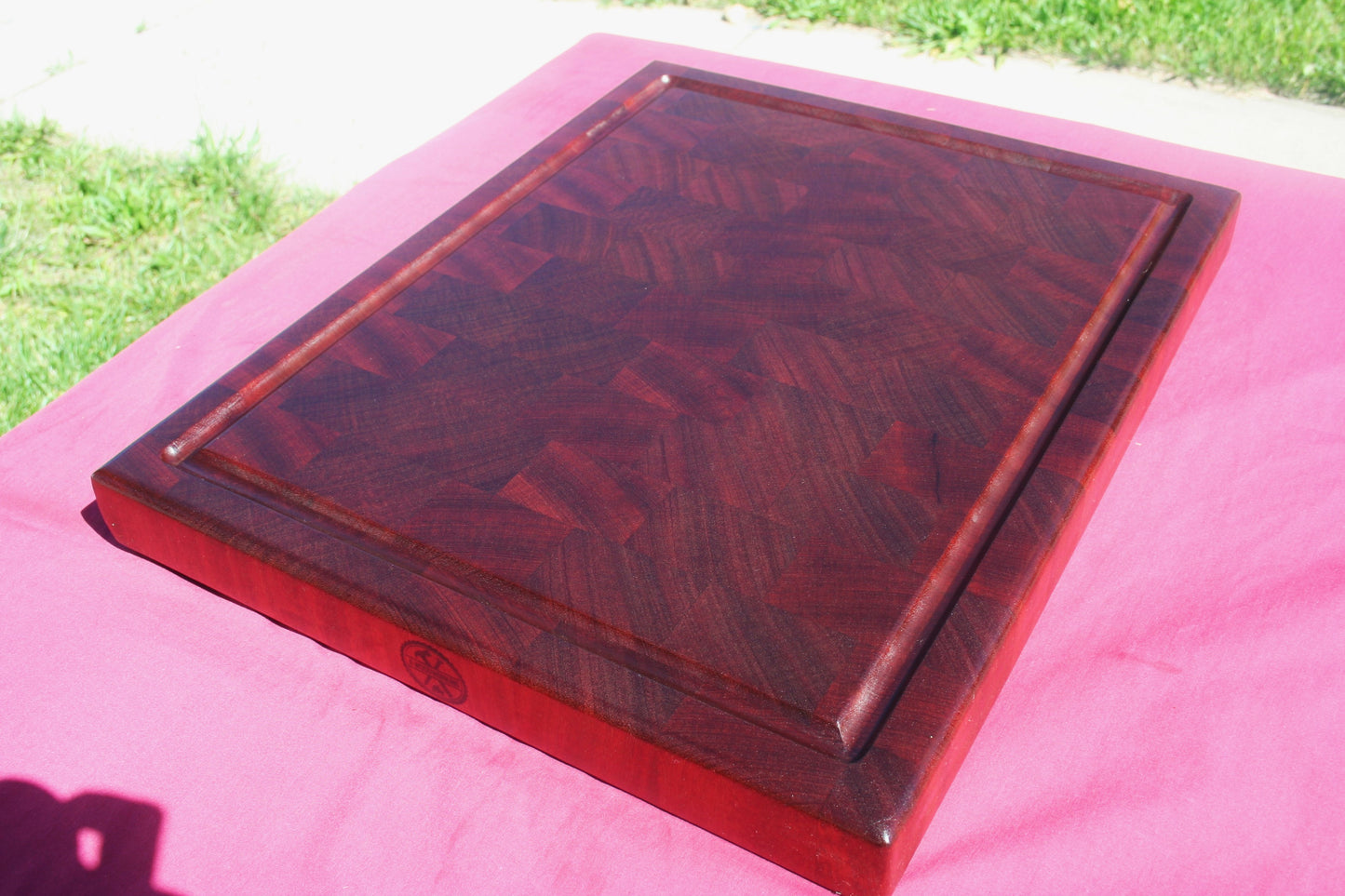 Sapele End Grain Cutting Board