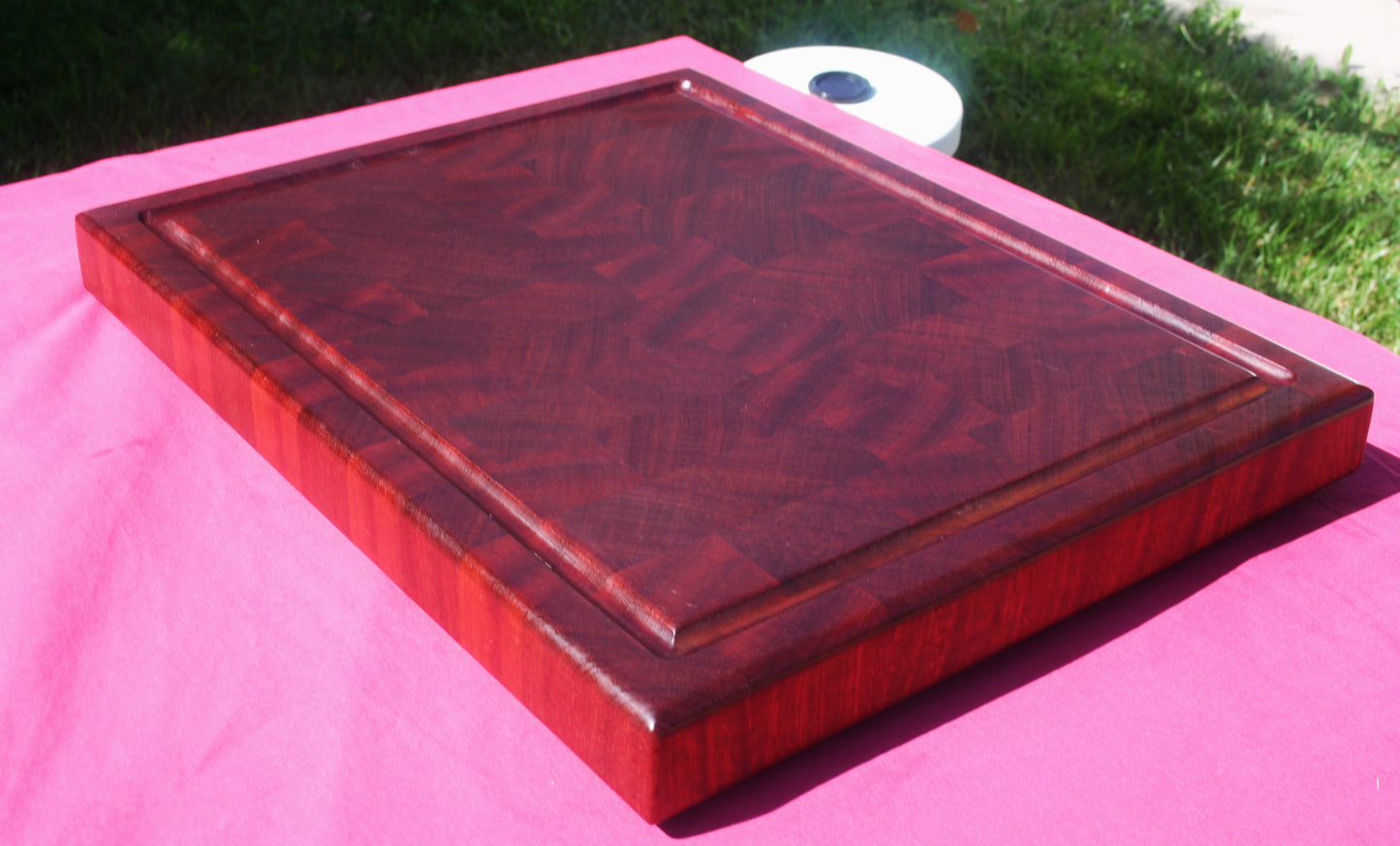 Sapele End Grain Cutting Board