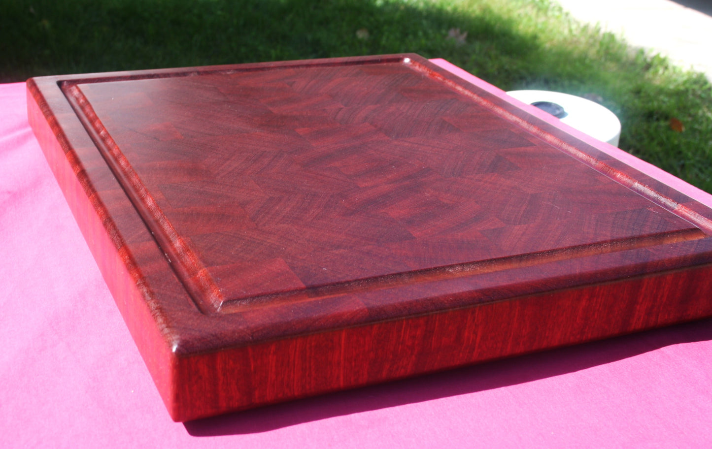 Sapele End Grain Cutting Board