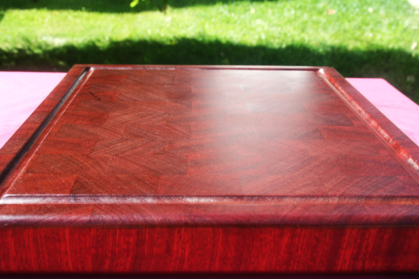 Sapele End Grain Cutting Board