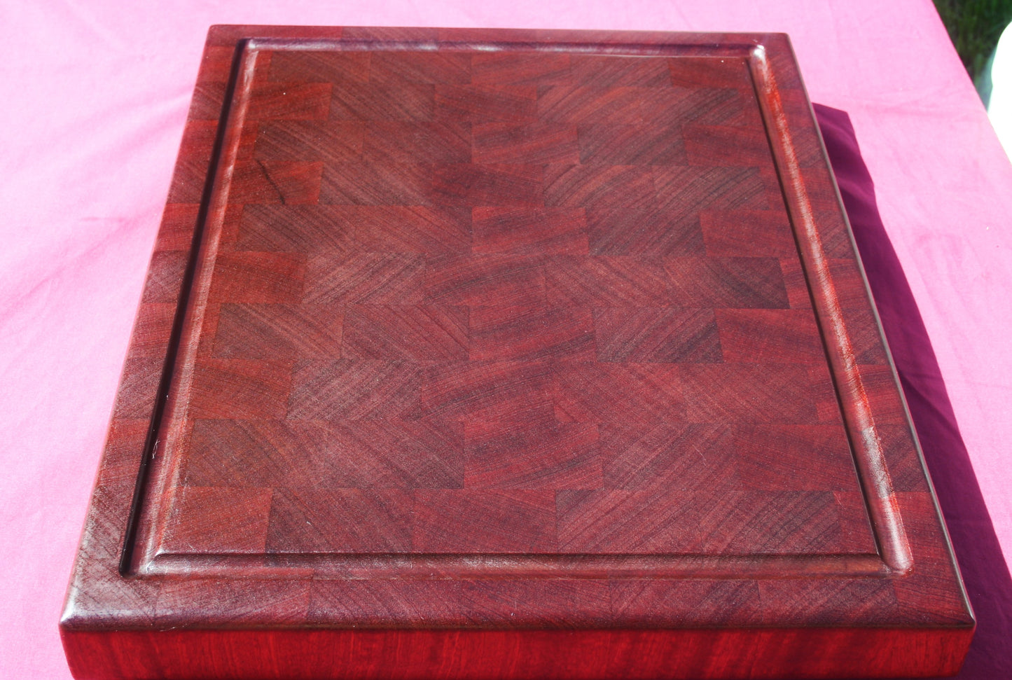 Sapele End Grain Cutting Board