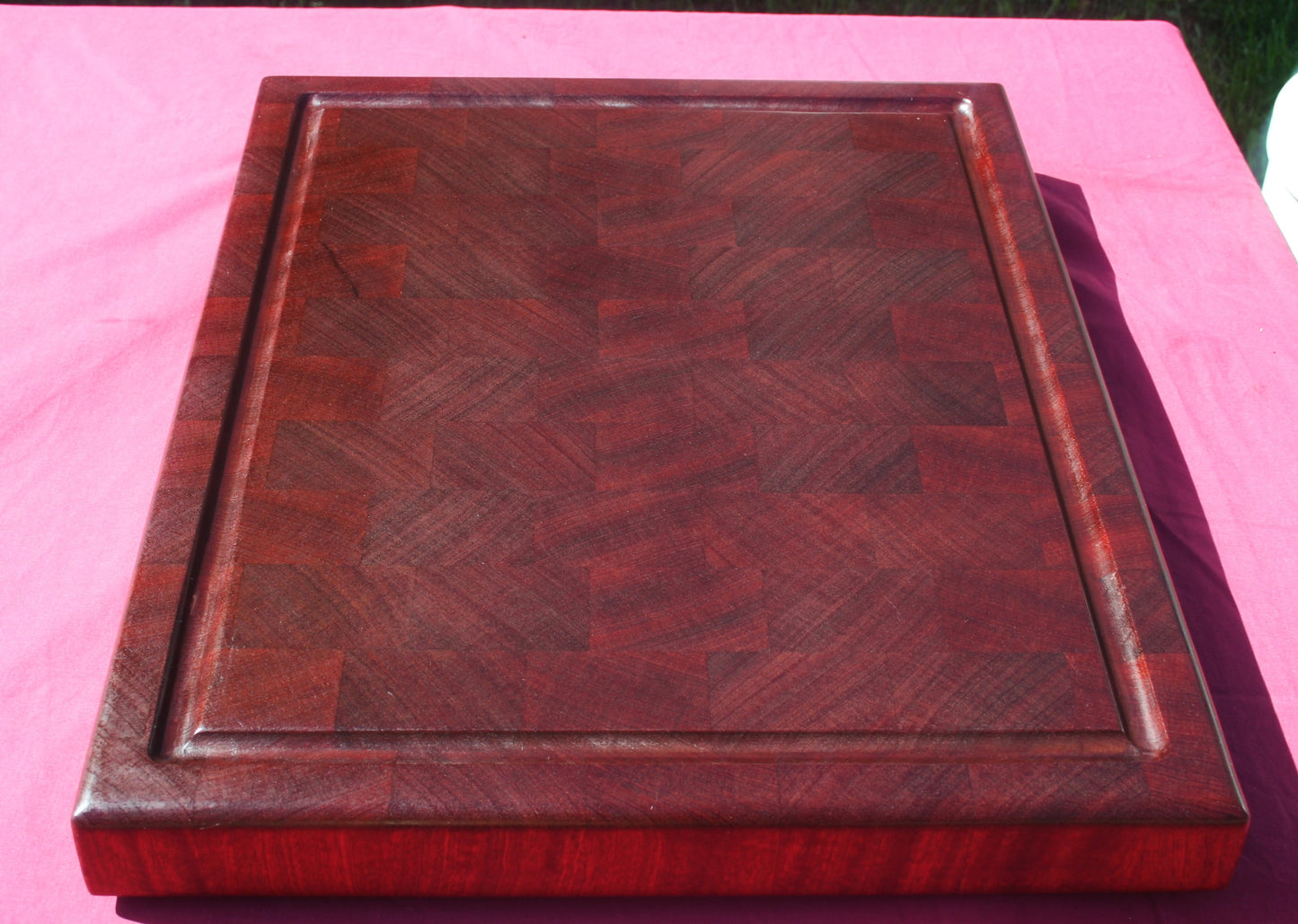 Sapele End Grain Cutting Board