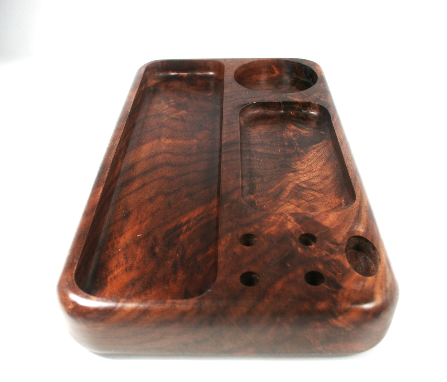 Curly Walnut Rolling Tray