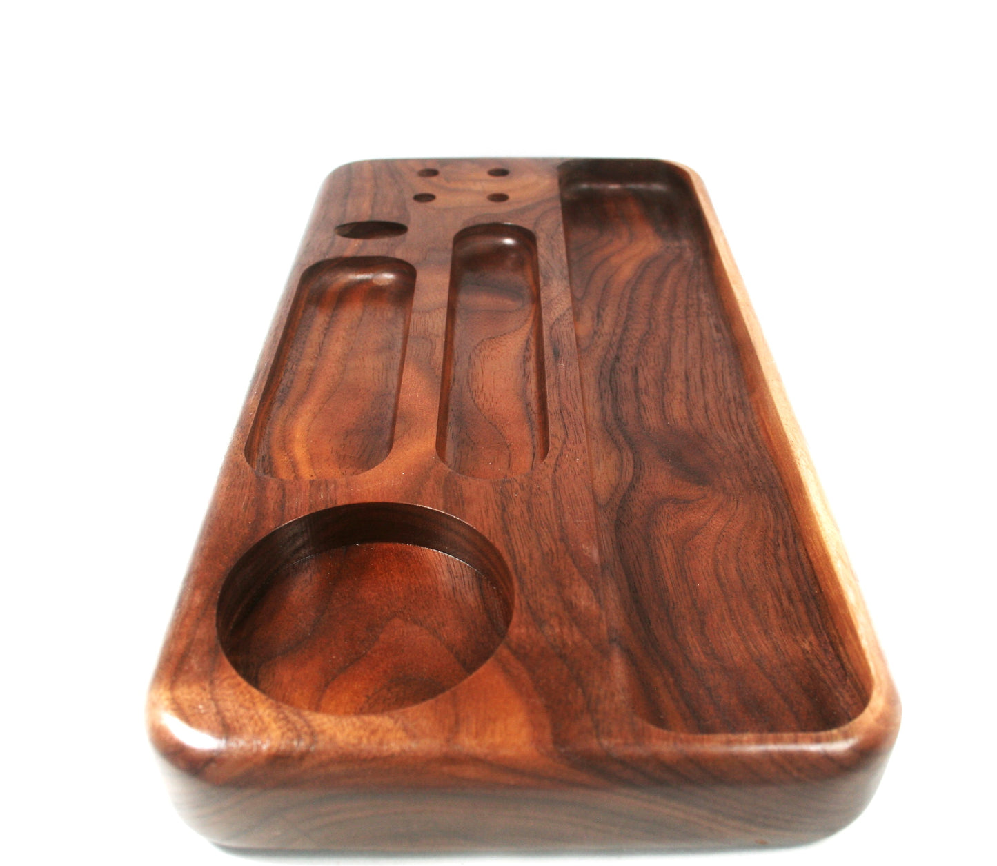 Curly Walnut Rolling Tray