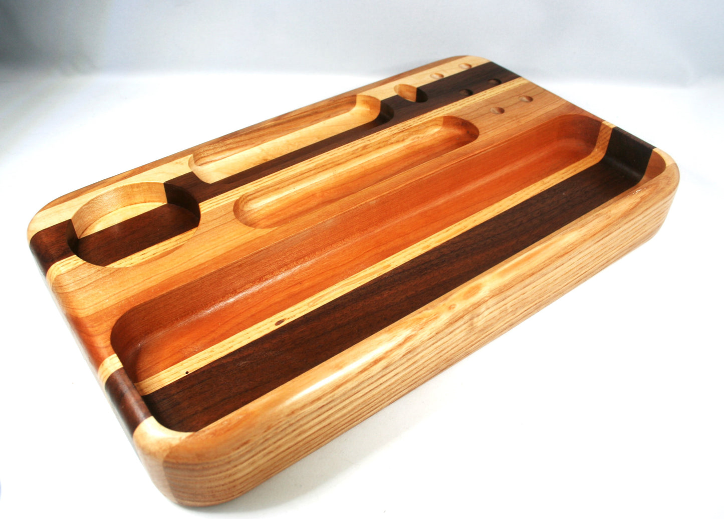 Multi Hardwood Rolling Tray