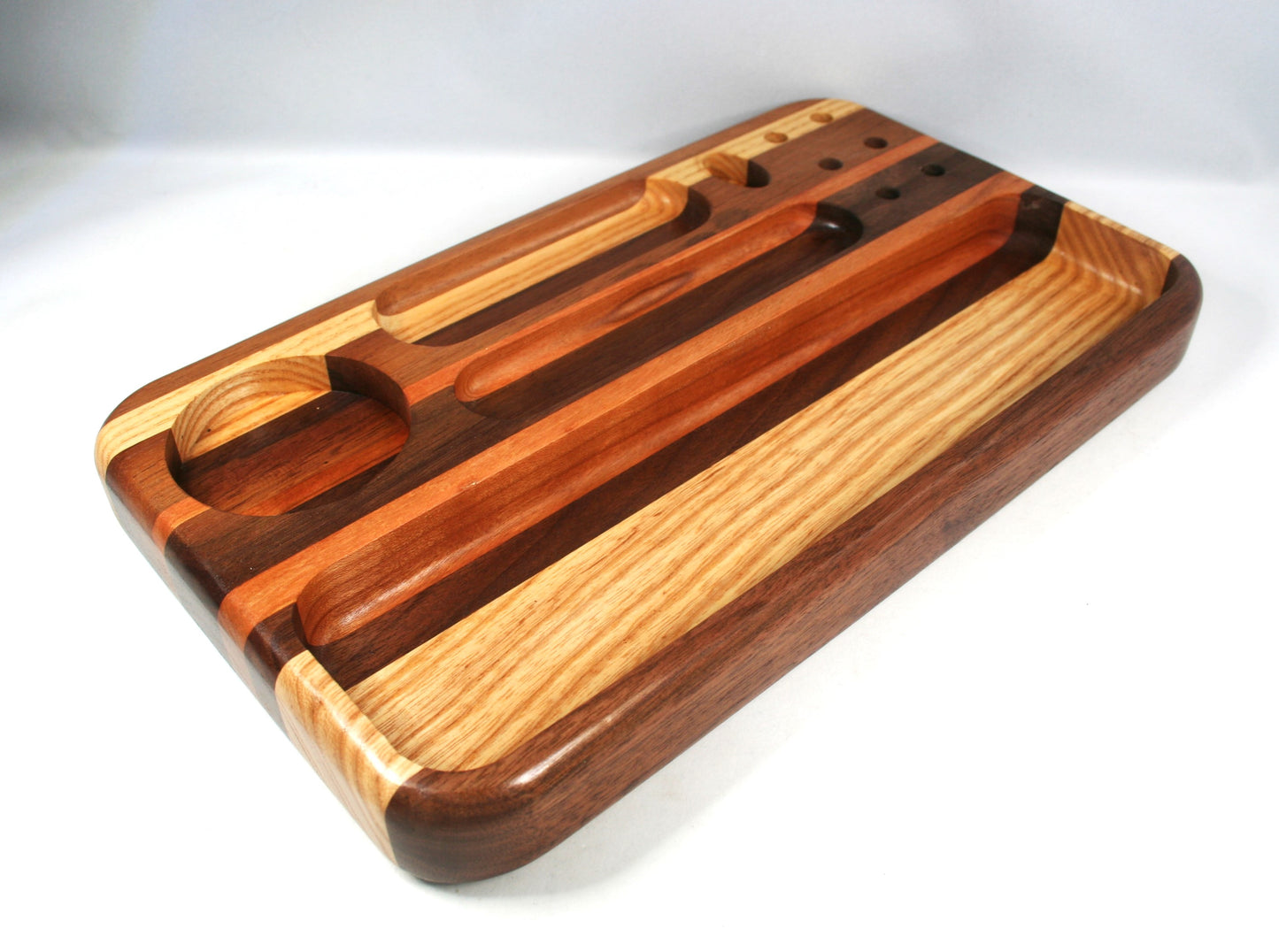 Multi Hardwood Rolling Tray