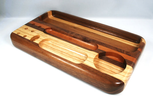 Multi Hardwood Rolling Tray