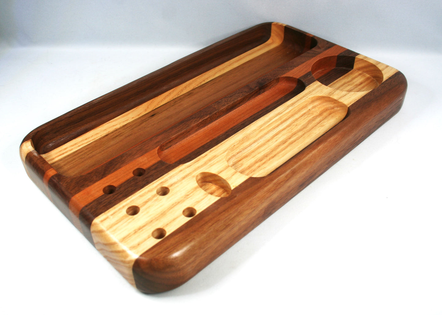 Multi Hardwood Rolling Tray