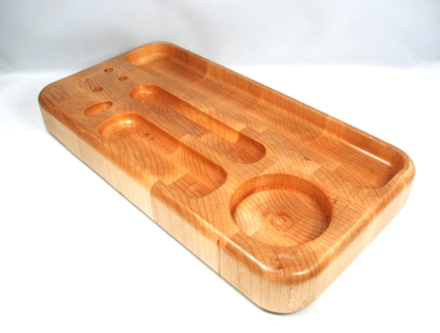 Maple End Grain Rolling Tray